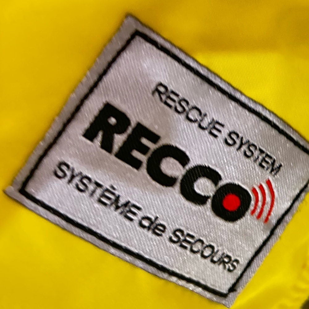 Vintage 1990’s Killy yellow oversized Ski Jacket removable collar zippered sz 6 - Picture 16 of 16